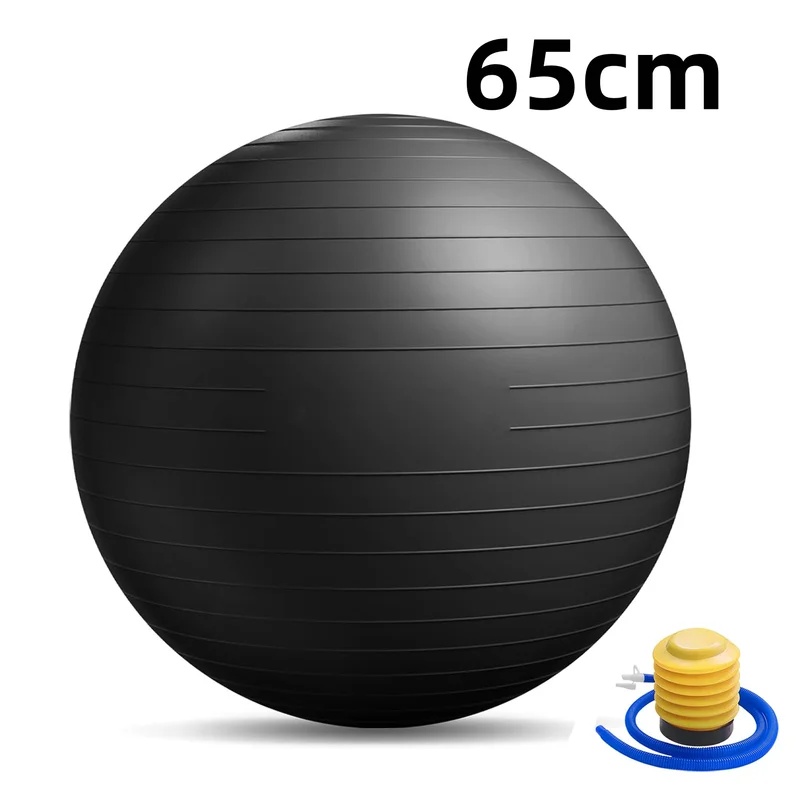 Pilates Yoga Shoes - Anti-Burst Yoga Ball with Pump Thickened