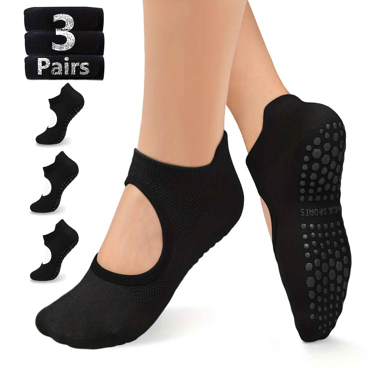 Non Slip Grip Women Socks for  - đánh giá và giá Pilates Yoga Barre