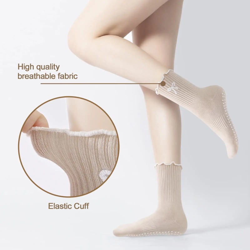 Professional Yoga Socks, Cotto - đánh giá và giá Pilates With Yoga