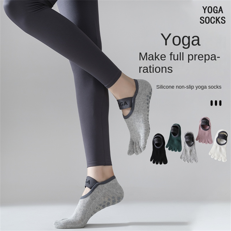 Anti-slip Pilates Socks with 5 - đánh giá và giá Pilates Yoga Barre