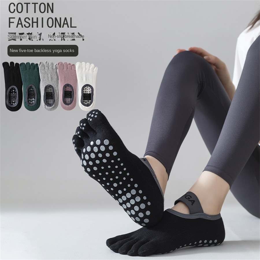 Anti-slip Pilates Socks with 5 - đánh giá và giá Pilates Yoga Barre