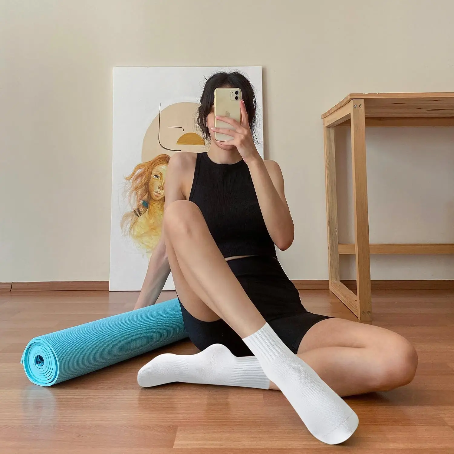4 pairs of women's yoga socks, - đánh giá và giá Pilates With Yoga