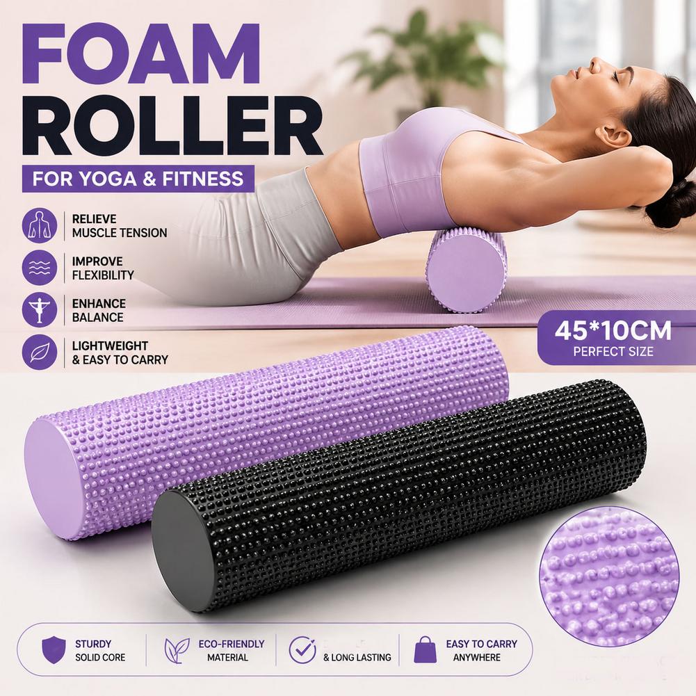 EVA High Density Yoga Foam Rol - đánh giá và giá Pilates Yoga Home
