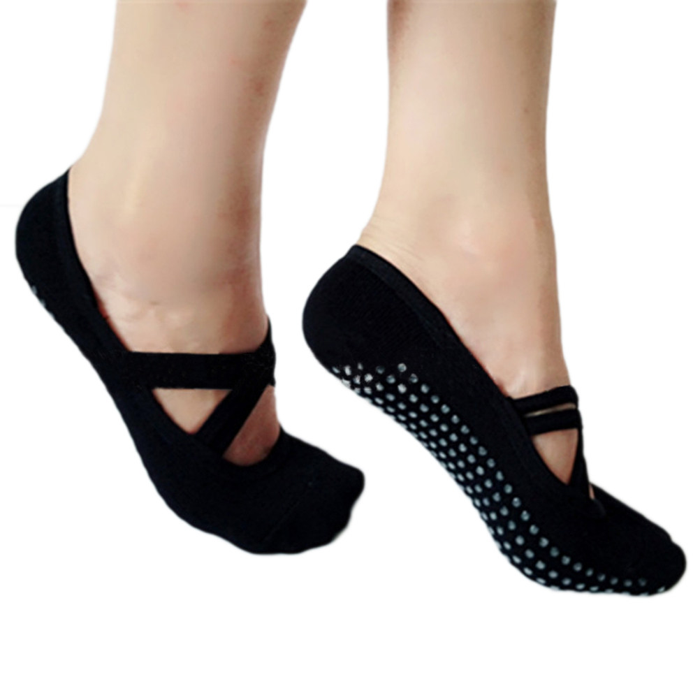 Yoga Socks Women Black Non Ski - đánh giá và giá Pilates Yoga Barre
