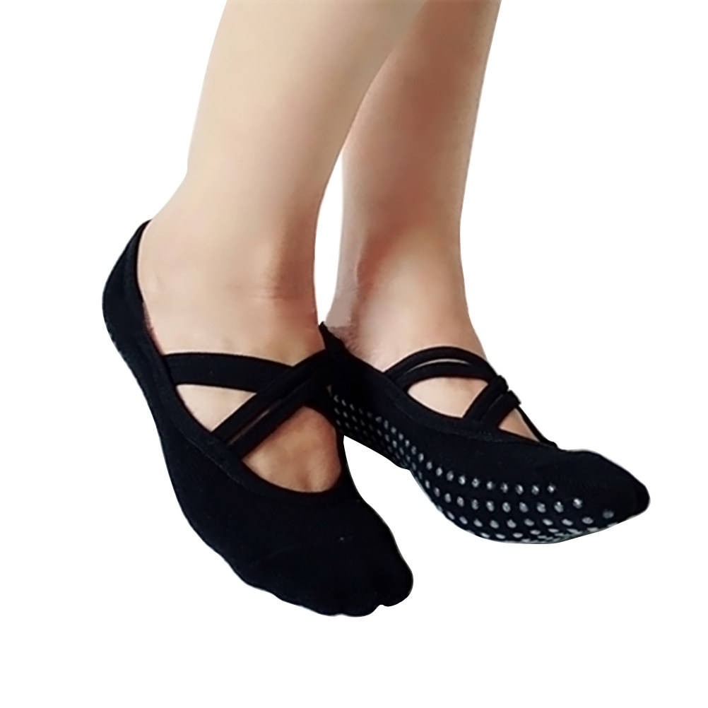 Yoga Socks Women Black Non Ski - đánh giá và giá Pilates Yoga Barre