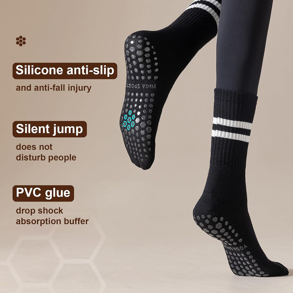 Yoga Pilates Socks with Grips  - đánh giá và giá Pilates Yoga Barre