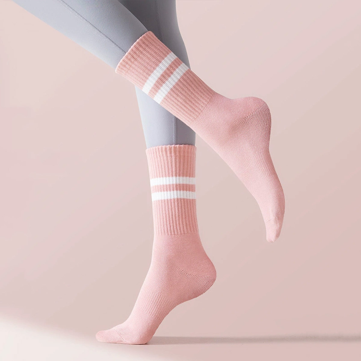 3 Pairs Long Yoga Socks with G - đánh giá và giá Pilates Yoga Barre