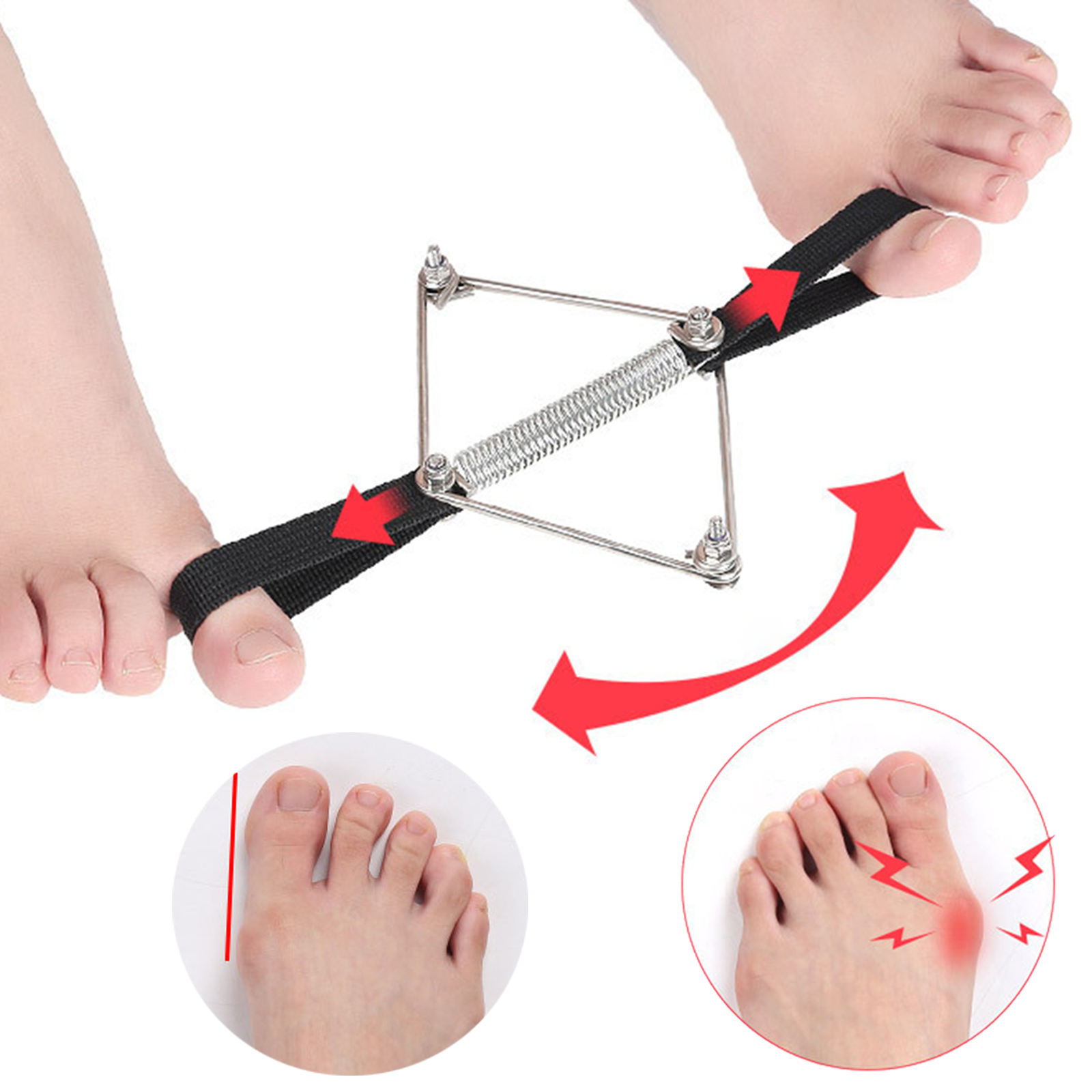 Bunion Corrector Nylon Thép Mề - đánh giá và giá Pilates Yoga Wellness